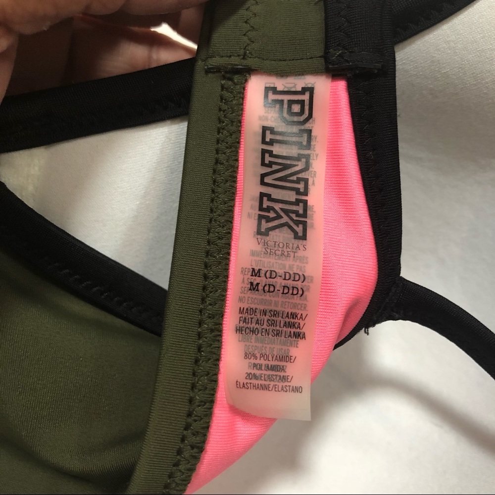 PINK Victoria's Secret Colorblock Strappy Cage Bikini Top - Picture 4 of 8